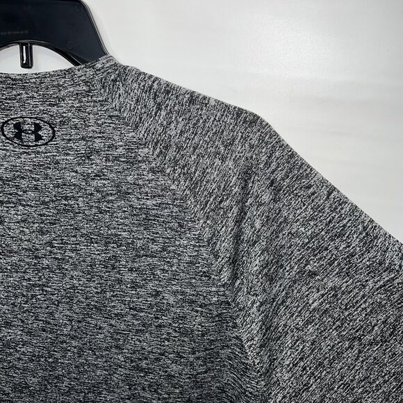 Under Armour Pullover Adult Large Mens Gray Short Sleeve Tech T-Shirt - Picture 13 of 16
